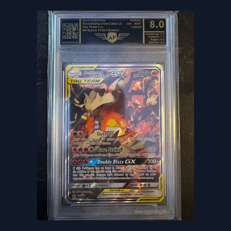 Reshiram&Charizard GX TagTeam Promo 2019 NM-MINT [AP8]